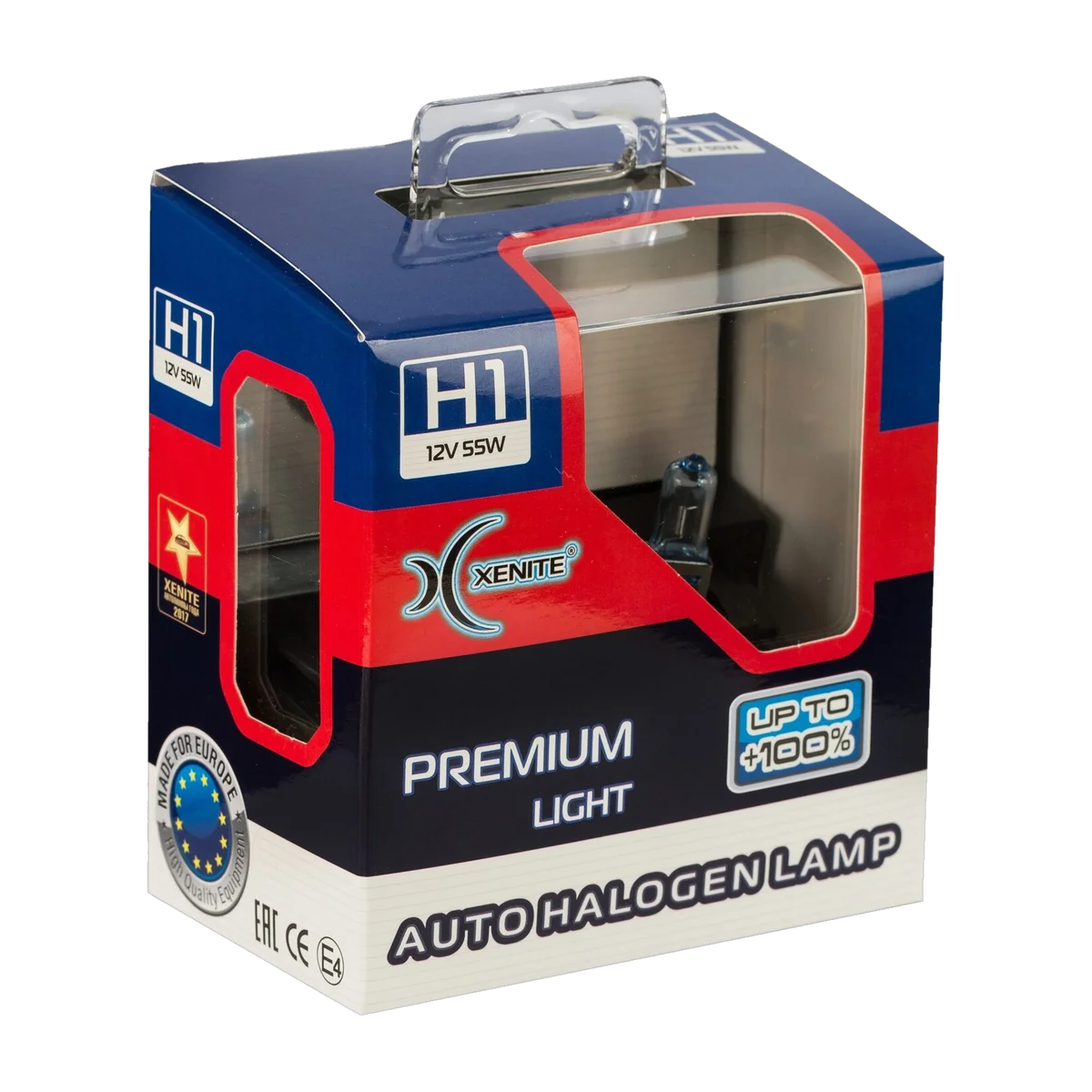 Автомобильные галогенные лампы XENITE H1 PREMIUM +100% Яркости …